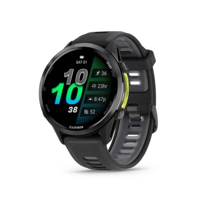 Garmin Forerunner 970 löparklocka i svart med titanlünett